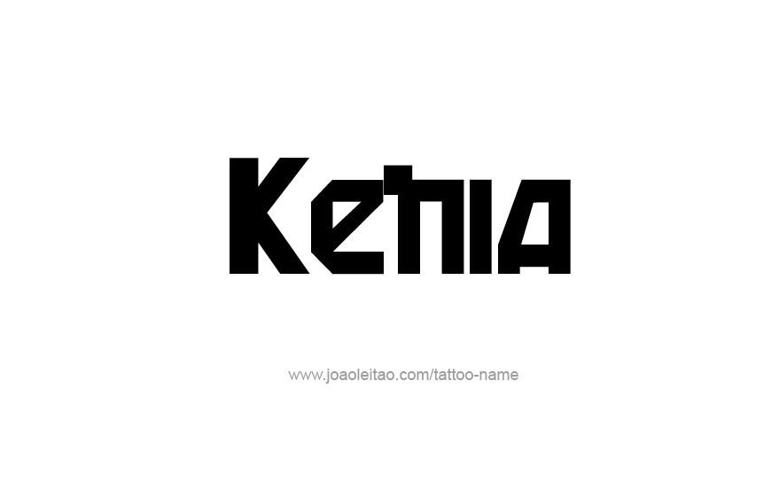 Tattoo Design Name Kenia   