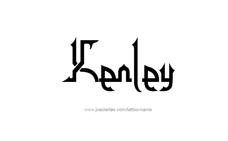 Tattoo Design Name Kenley   