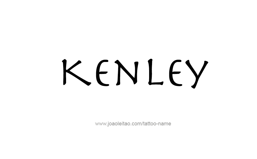 Tattoo Design Name Kenley   