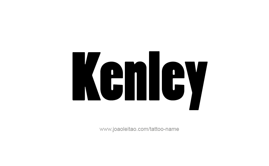 Tattoo Design Name Kenley   