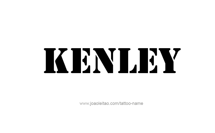 Tattoo Design Name Kenley   