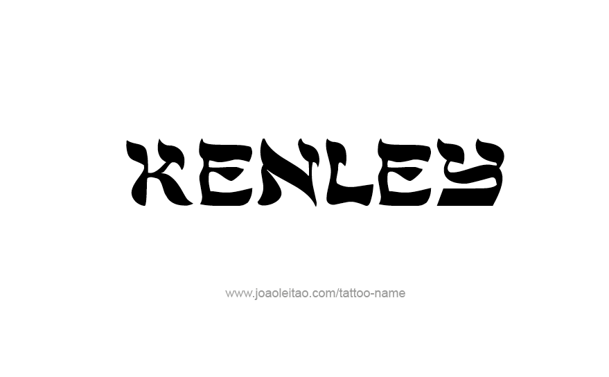 Tattoo Design Name Kenley   