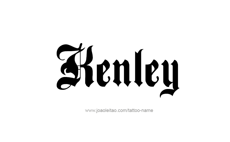 Tattoo Design Name Kenley   