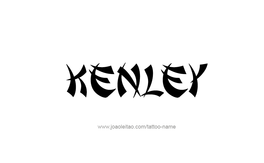 Tattoo Design Name Kenley   