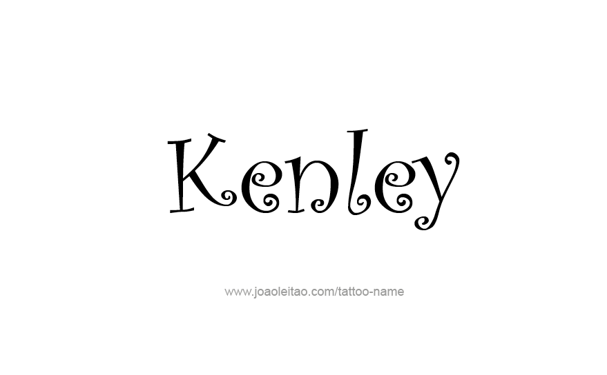 Tattoo Design Name Kenley   