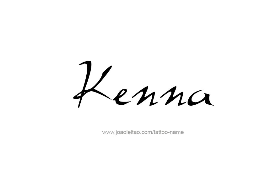 Tattoo Design Name Kenna   