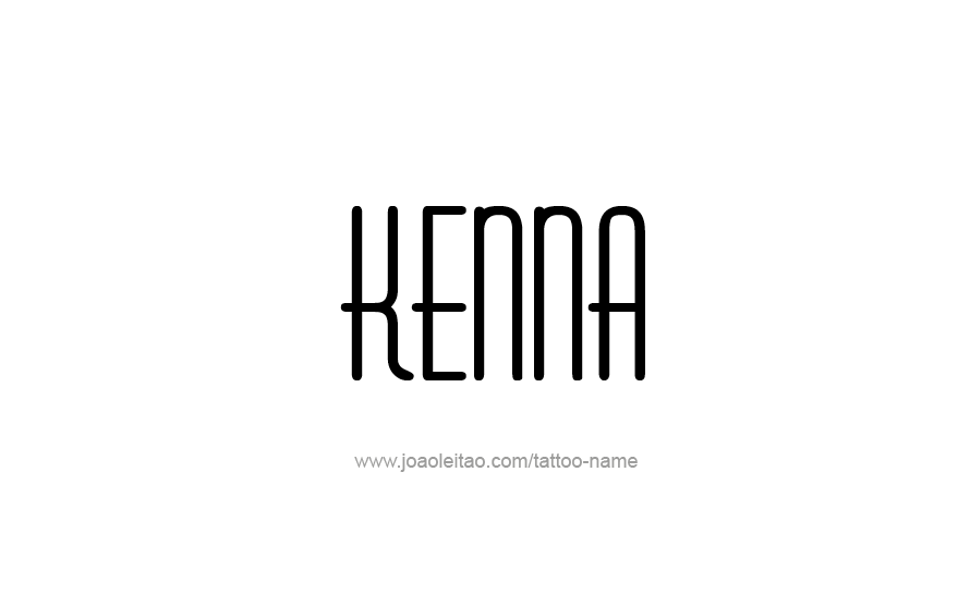 Tattoo Design Name Kenna   