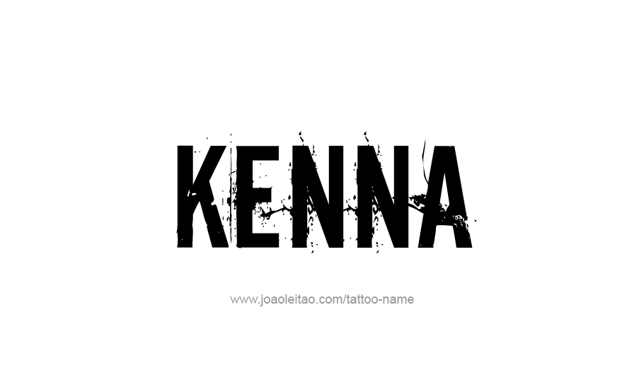 Tattoo Design Name Kenna   