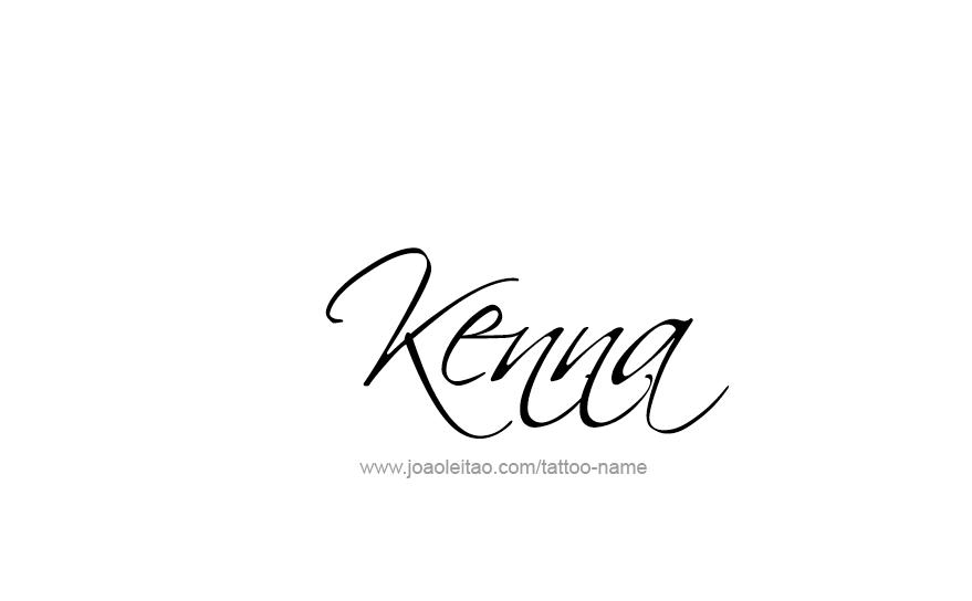 Tattoo Design Name Kenna   