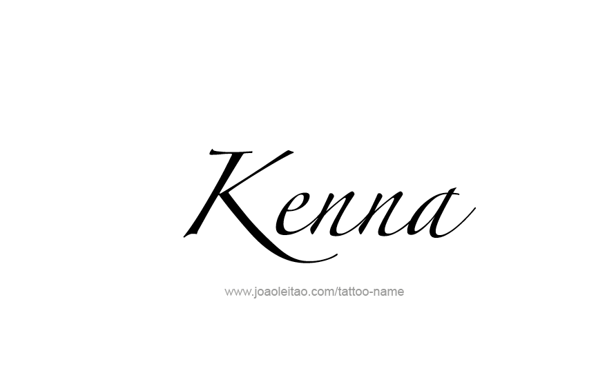 Tattoo Design Name Kenna   