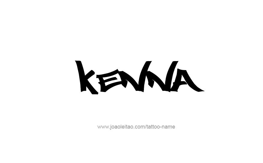 Tattoo Design Name Kenna   