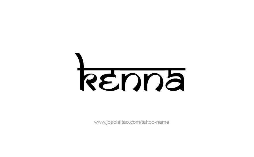 Tattoo Design Name Kenna   