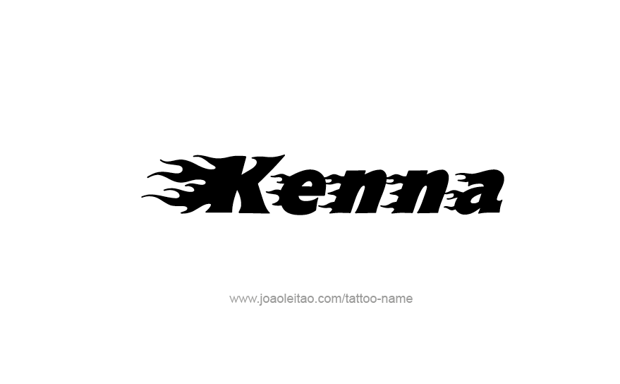 Tattoo Design Name Kenna   