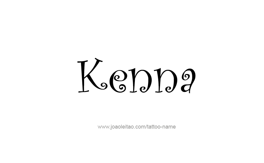 Tattoo Design Name Kenna   