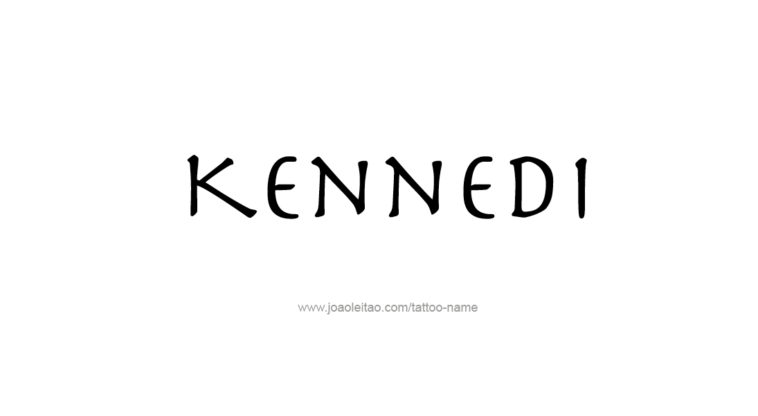 Tattoo Design Name Kennedi   