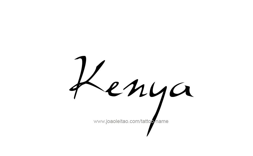 Tattoo Design Name Kenya   