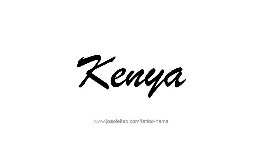 Tattoo Design Name Kenya   