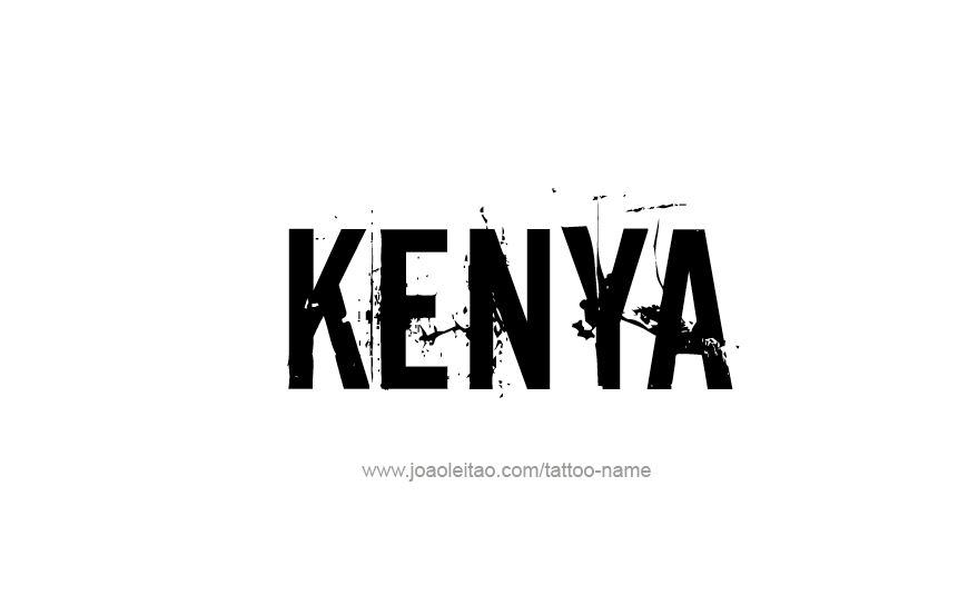 Tattoo Design Name Kenya   