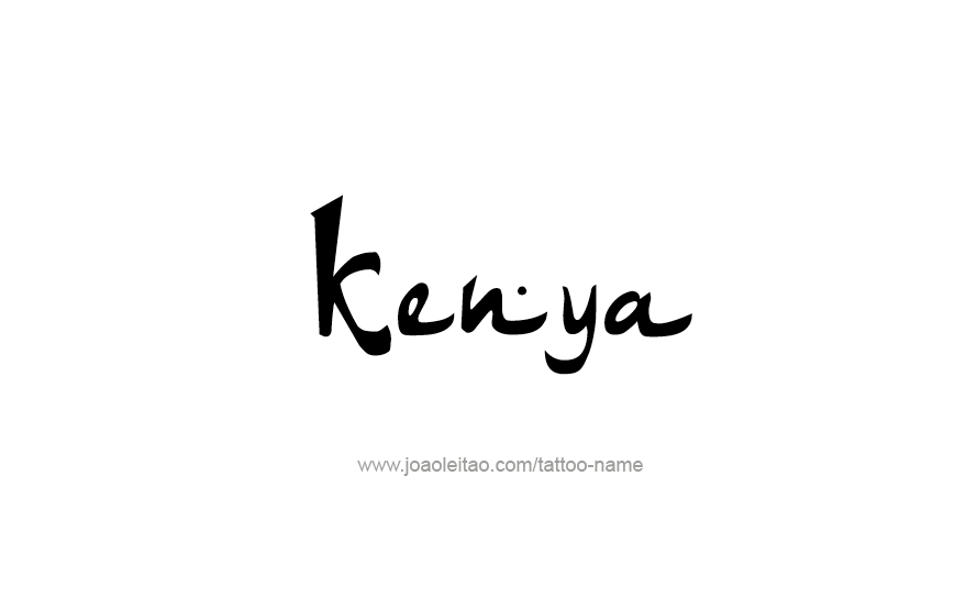 Tattoo Design Name Kenya   