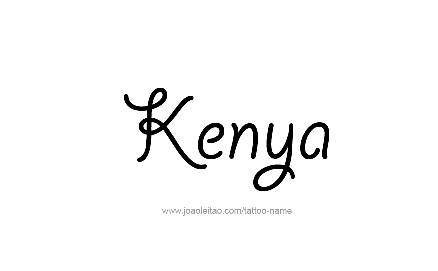 Tattoo Design Name Kenya   