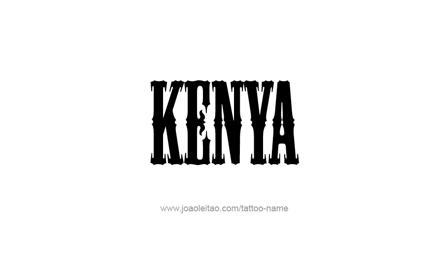 Tattoo Design Name Kenya   