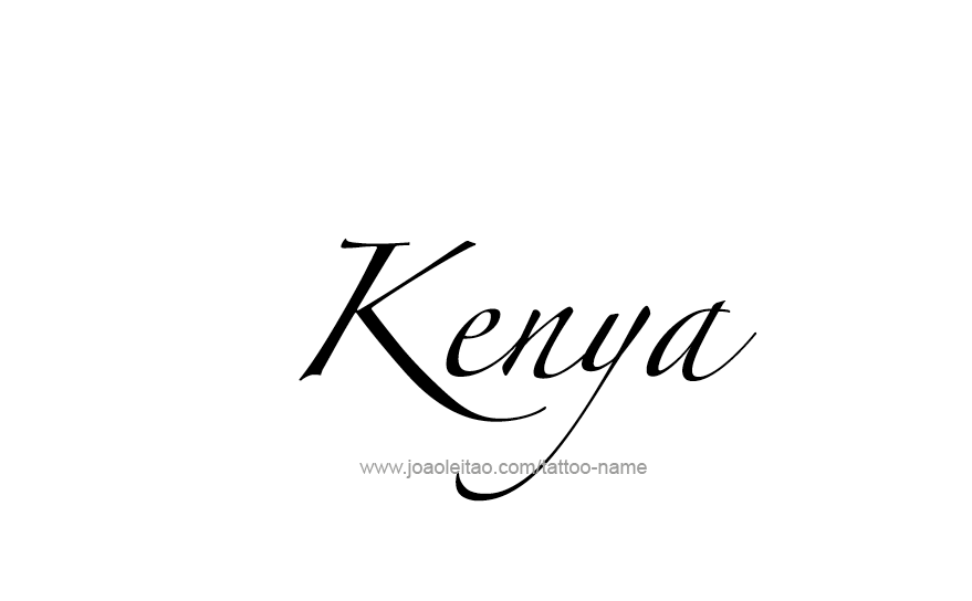 Tattoo Design Name Kenya   