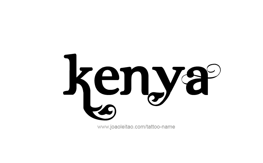 Tattoo Design Name Kenya   