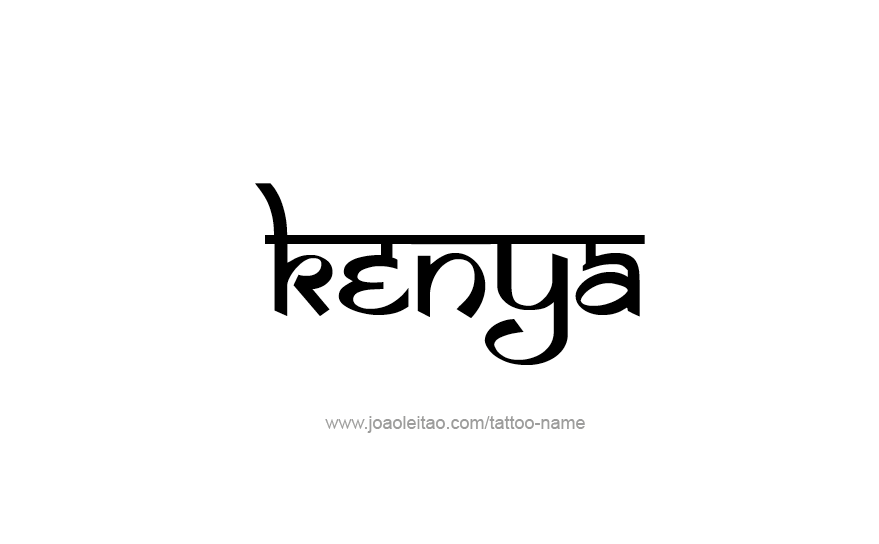 Tattoo Design Name Kenya   