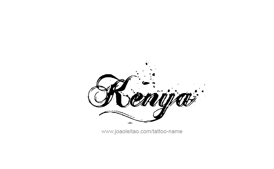 Tattoo Design Name Kenya   