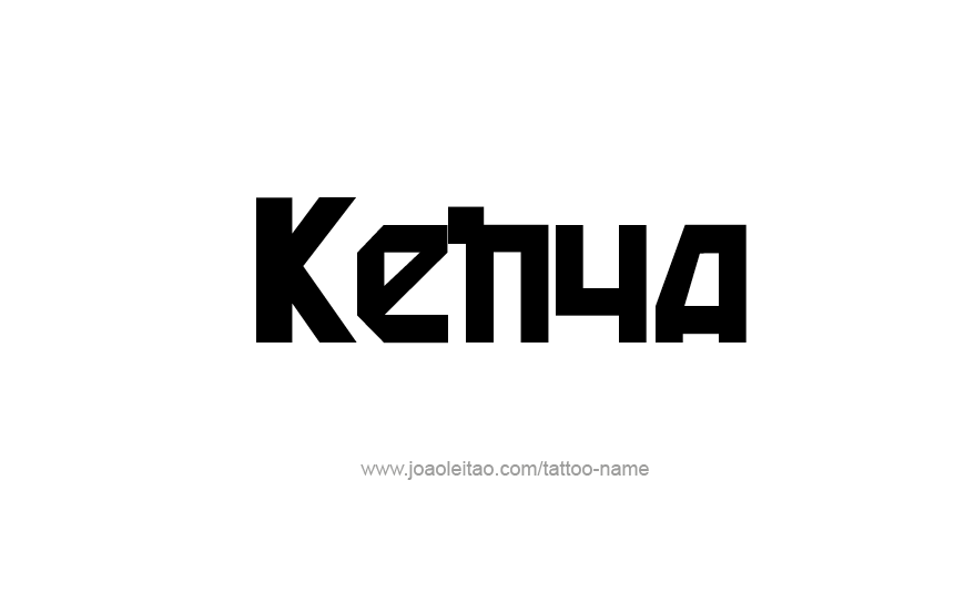 Tattoo Design Name Kenya   