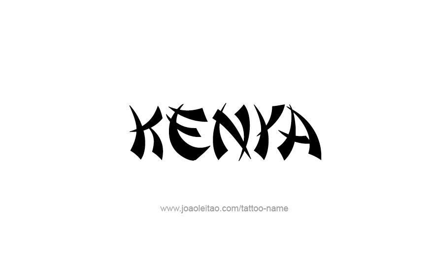 Tattoo Design Name Kenya   