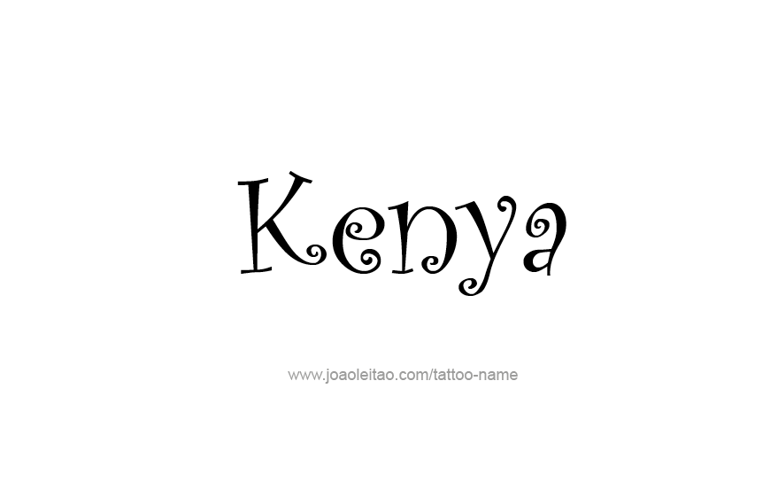 Tattoo Design Name Kenya   