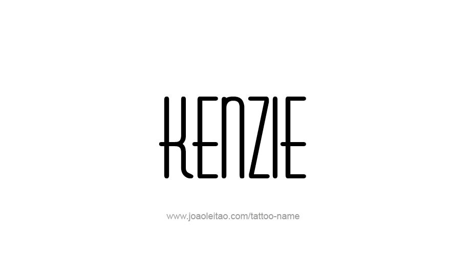 Tattoo Design Name Kenzie   