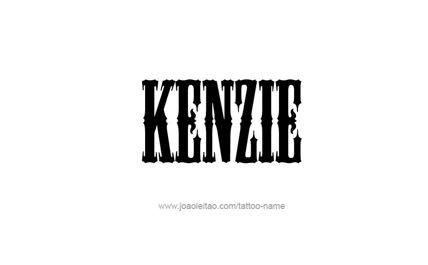 Tattoo Design Name Kenzie   