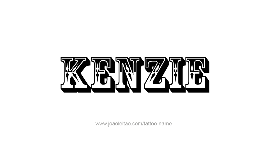 Tattoo Design Name Kenzie   