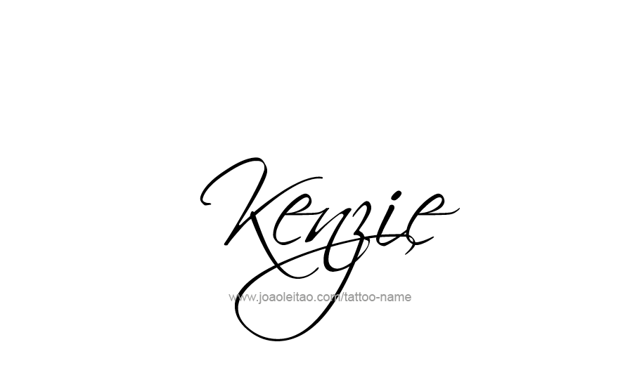 Tattoo Design Name Kenzie   