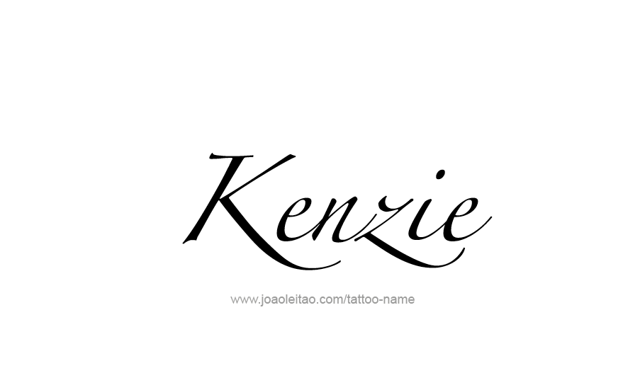 Tattoo Design Name Kenzie   