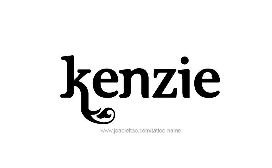 Tattoo Design Name Kenzie   