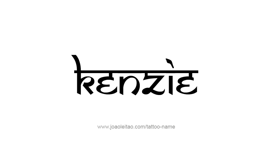 Tattoo Design Name Kenzie   