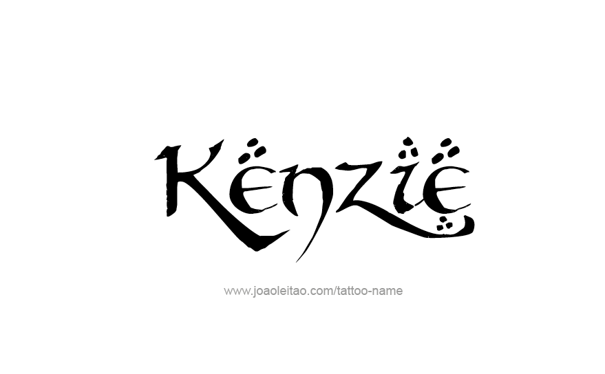 Tattoo Design Name Kenzie   