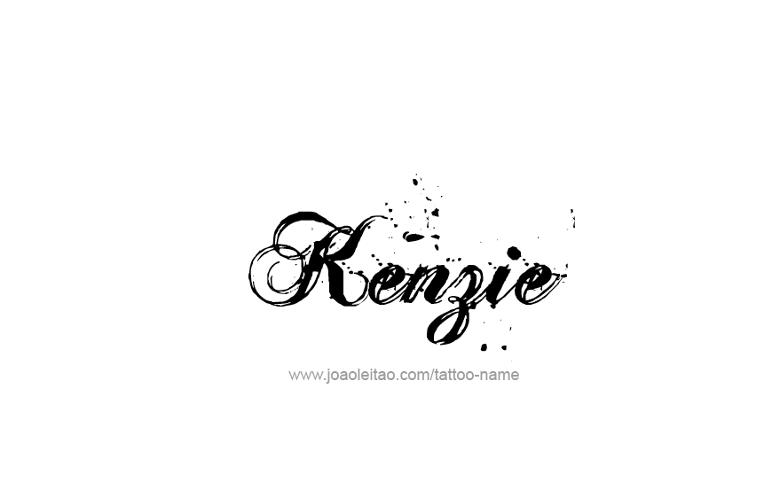 Tattoo Design Name Kenzie   