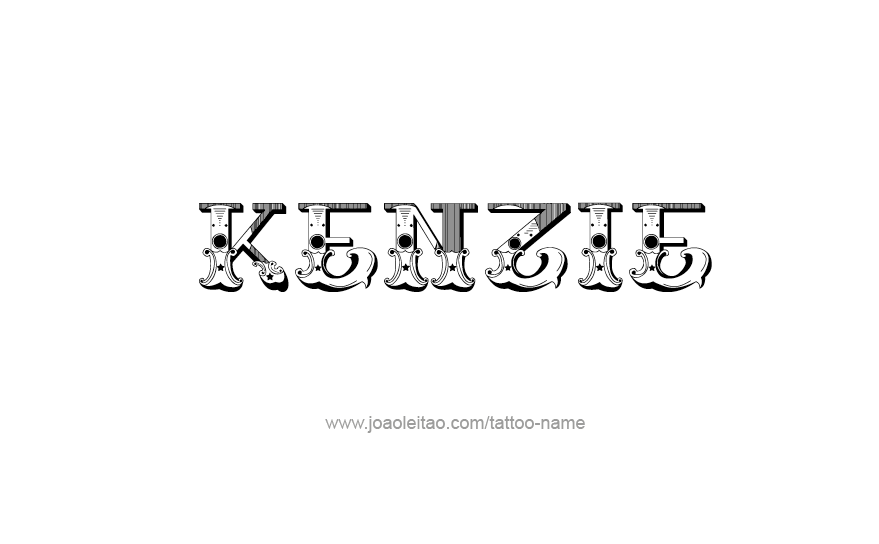 Tattoo Design Name Kenzie   