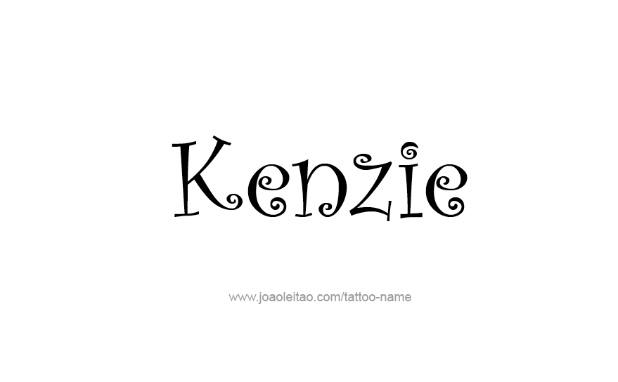 Tattoo Design Name Kenzie   