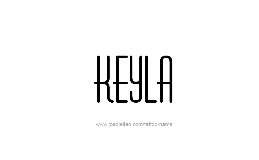 Tattoo Design Name Keyla   