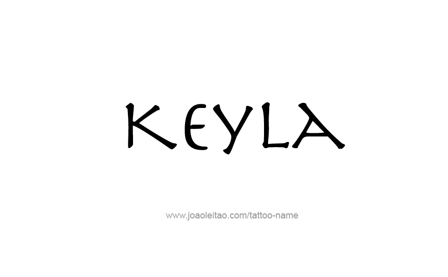 Tattoo Design Name Keyla   