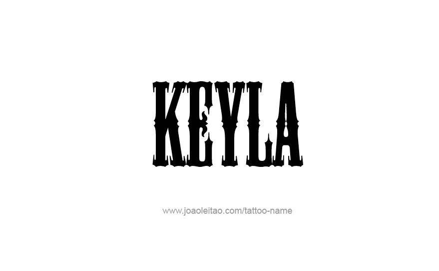 Tattoo Design Name Keyla   