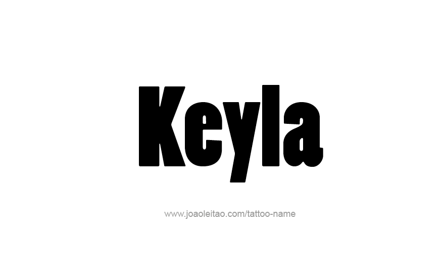 Tattoo Design Name Keyla   