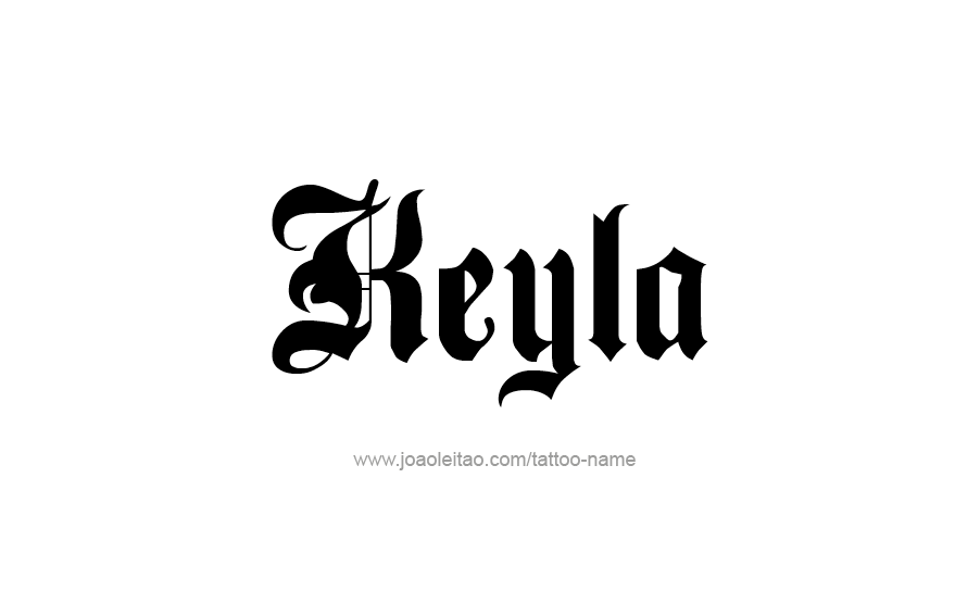 Tattoo Design Name Keyla   