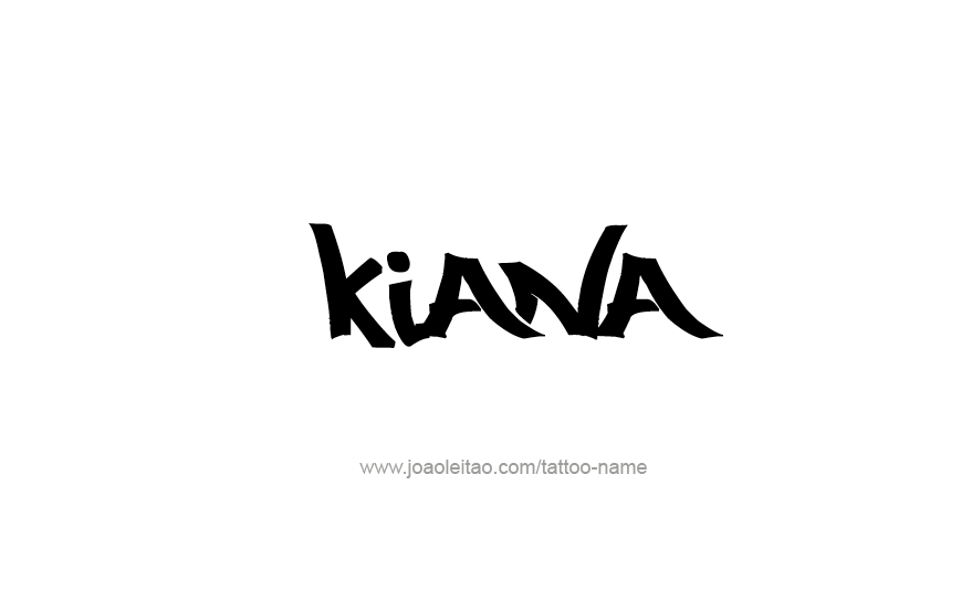 Tattoo Design Name Kiana   