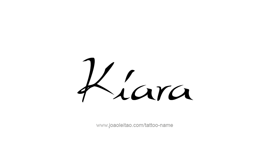 Tattoo Design Name Kiara   